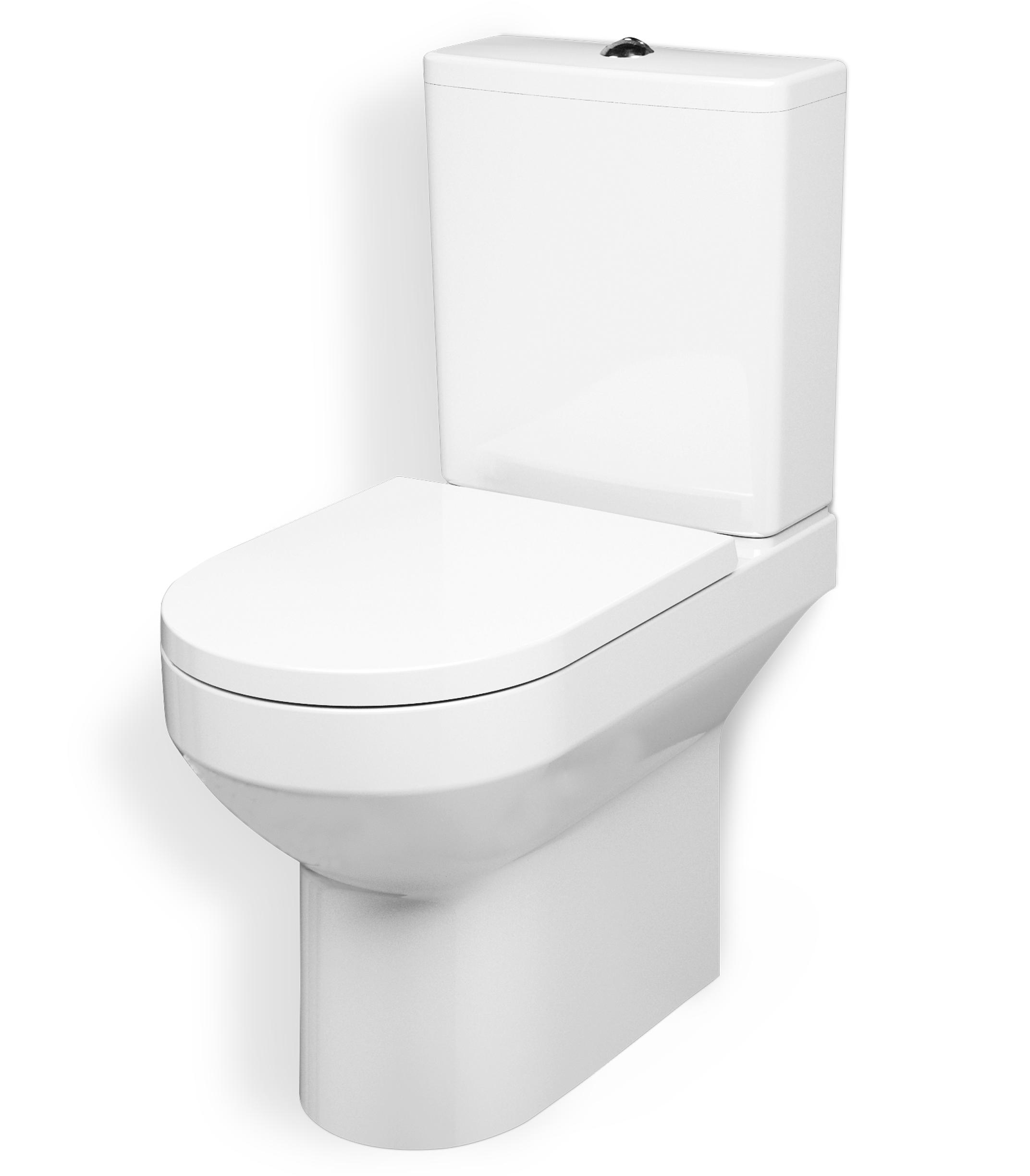 FlashClean连体式无缝冲水座便器，通用排水